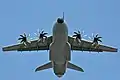 Avion de transport militaire polyvalent A400M Atlas.