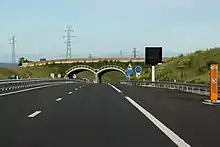 Autoroute A432, au PK 8.5 de la section ouverte le 19 février 2011.
