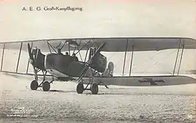 Vue de l'avion.