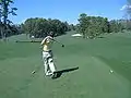 Départ au 8e&nbsp;trou à Augusta National
