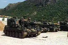 Canon automoteur de 155 mm AMX AuF1.