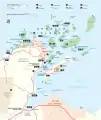 Localisation des îles des Apôtres
