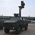 ATF Dingo 2 BÜR avec mât d'observation d'artillerie