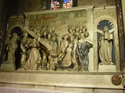 Francesco LauranaLe Portement de Croix, XVe siècle.