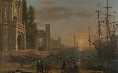 Port maritime, 1644, NG5, National Gallery