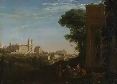 Une vue de Rome, 1632, NG1319, National Gallery
