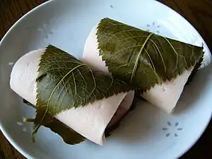 Sakuramochi (à la façon de Tokyo).