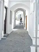 Une rue de Skýros.