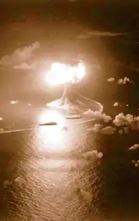 Explosion de X-Ray en avril 1948