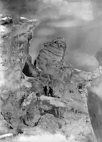 Tentative d'ascension en 1909.