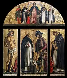 Polyptyque d'Andrea da MuranoGaleries de l'Académie de Venise.