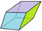 Acute golden rhombohedron