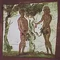 Adam et Eve. catacombes romaines, IVe siècle