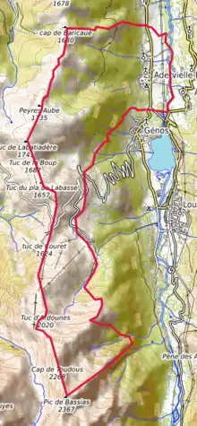 Carte topographique