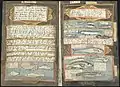 G. bateau au-dessus d'un banc de petits poissons, gros poisson prédateur de petits poissons D. poissons et leur nom dans un petit cartouche