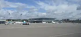 L'aéroport de Luxembourg-Findel.