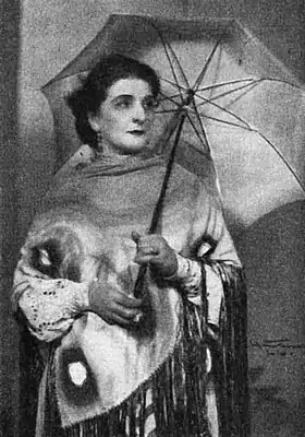:Agnes Mowinckel (no) dans La Dame de la mer en 1928.