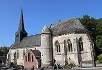 L'église Saint-Médard d'Agnicourt.