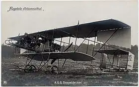 Vue de l'avion.