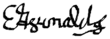 Signature de Emilio Aguinaldo