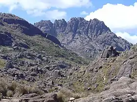 Pic des Aiguilles noires,plus haut sommet du parc