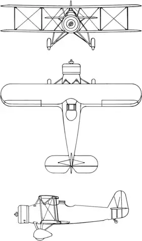 vue en plan de l’avion