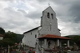 Ainhice-MongelosAinhice : église de l'Assomption(43°&nbsp;12′&nbsp;16″&nbsp;N, 1°&nbsp;09′&nbsp;17″&nbsp;O)