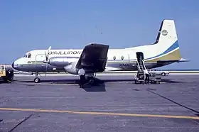 N748LL, l'appareil impliqué dans l'accident, ici photographié en septembre 1975.