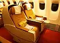 Les sièges de classe voyage professionnel de Boeing 777-300ER.