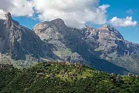 Vue depuis le nord.