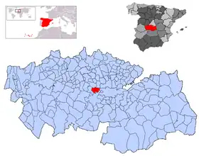 Localisation de Albarreal de Tajo