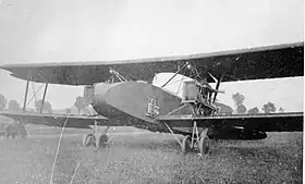 Vue de l'avion.