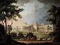 Le palais d'Esterházy en 1812, par Albert Christophe Dies (de)