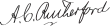 Signature de Alexander Cameron Rutherford