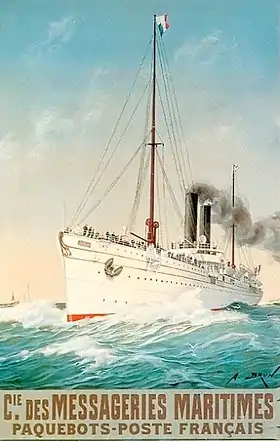 illustration de Messageries maritimes
