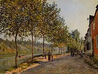 Matinée de juin à Saint-Mammès (1884)Tokyo, musée d'art Bridgestone.