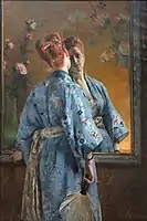La Parisienne japonaise (nl), Alfred Stevens (1872).