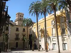Place Santísima Faz dans la vieille ville.