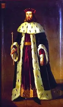 Symbole du pouvoir. En particulier l'hermine.