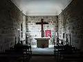L'intérieur de la chapelle Saint-Laurent.