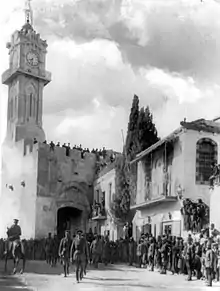 Allenby entrant à Jérusalem en 1917.