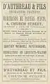 Annonce parue en 1891