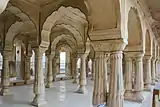 Le Diwan-i-Khaas (salle des audiences privées).