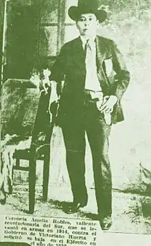 Amelio Robles Ávila, soldat mexicain transgenre.