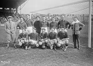 Photo d'une équipe de football