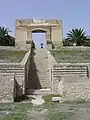 L'accès à l'arène, restauré.