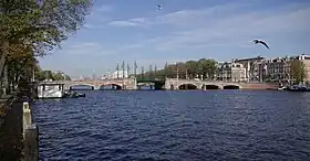 Vue du Nieuwe Amstelbrug'