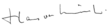 Signature de Hans van Mierlo