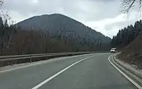 La Route Magistrale 23 près de Amzići (Nova Varoš)