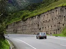 Section de BR-040 dans les montagnes de Rio de Janeiro.